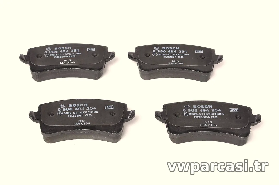 BOSCH 0986494254 Fren Disk Balata - BOSCH - 0986494254