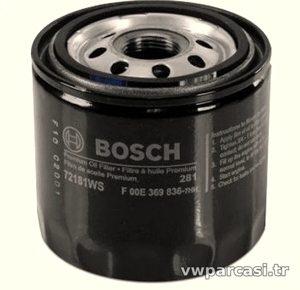 BOSCH F026407153 | Yağ Filtresi Polo A1 Ibiza Fabia Rapid 1.4 TDI Cusa-Cusb-Cyza-Cyzb-Cuta - BOSCH - BOS.F026407153 ,2