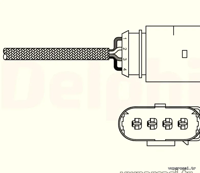 DELPHI ES2028512B1 Oksijen (Lambda) Sensörü - DELPHI - ES2028512B1