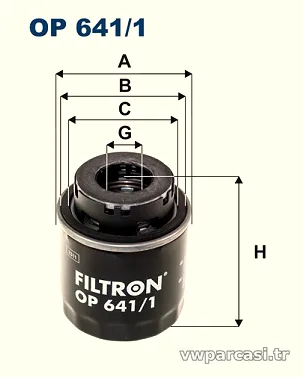 FILTRON OP6411 Yağ Filtresi