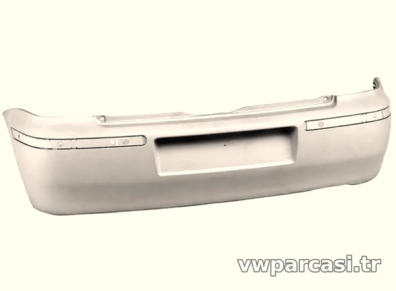 Arka Tampon Primerli - Volkswagen - Polo Hb 2000 - 2002 - İTHAL - 6N0807417B GRU