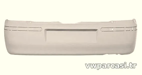 Arka Tampon Primerli - Volkswagen - Polo Hb 2000 - 2002 - İTHAL - 6N0807417B GRU