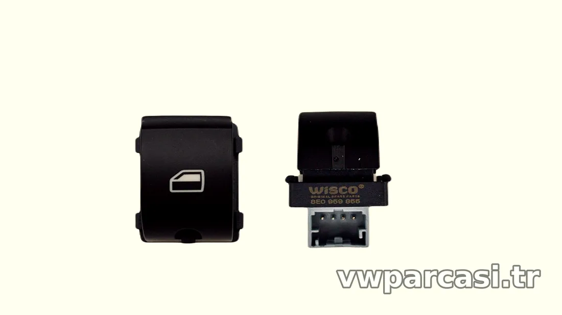 Cam Açma Düğmesi - Audi A4 - 2005 - İTHAL - 8E0959855