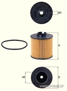 KNECHT OX341D Yağ Filtresi