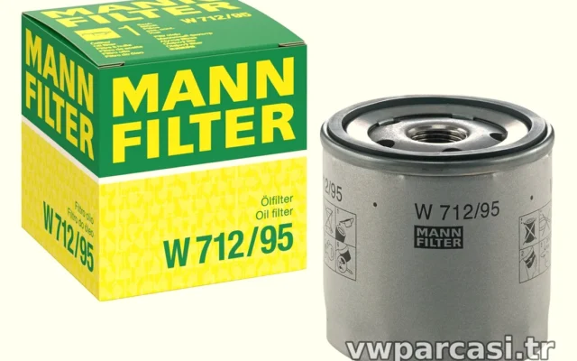MANN W712-95 | Audi Q2 1.4 TFSI Yağ Filtresi | VW-Audi-Seat-Skoda Uyumlu