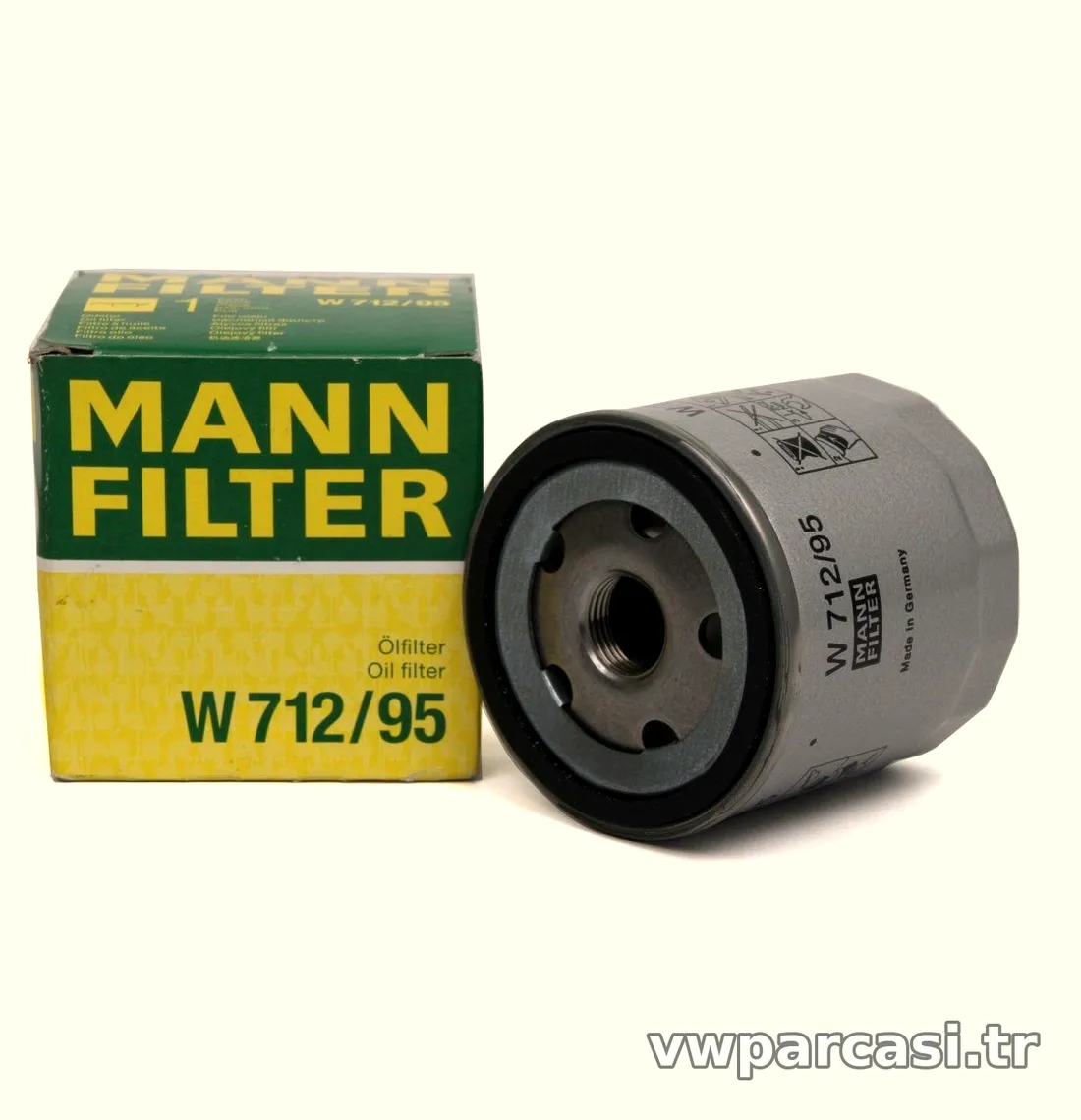 MANN W712-95 | Audi Q2 1.4 TFSI Yağ Filtresi | VW-Audi-Seat-Skoda Uyumlu - MANN - MAN.W712-95 ,4