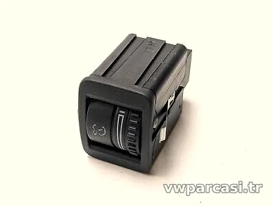 Far Yükseklik Ayar Düğmesi - Volkswagen - Tiguan - Orjinal - 5M0941334A