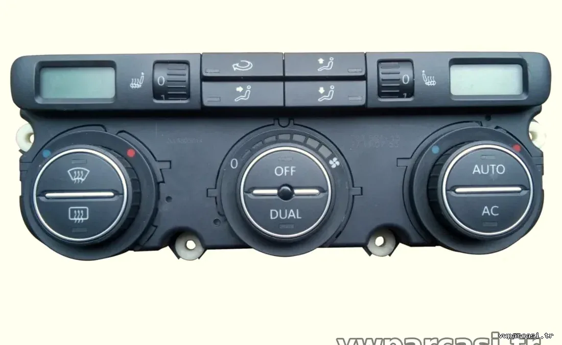 Klima Kontrol Paneli Koltuk Isıtmalı - Golf - Jetta - Tiguan - Orjinal - 1K0907440CQ
