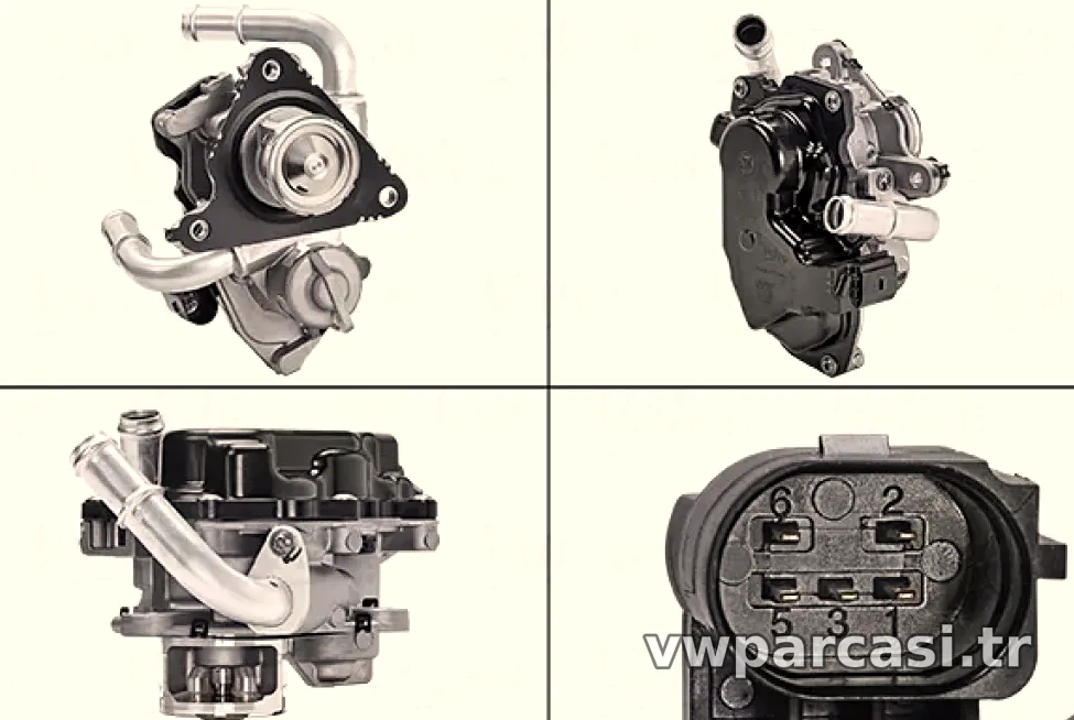 EGR VALFI GOLF VII 1,6 / 2,0TDI OCTAVIA 13> JETTA A6 SUPERB TT Q5 15> PASSAT 15> TOURAN 16> LEON A3 13>16 - Valeo - VALE