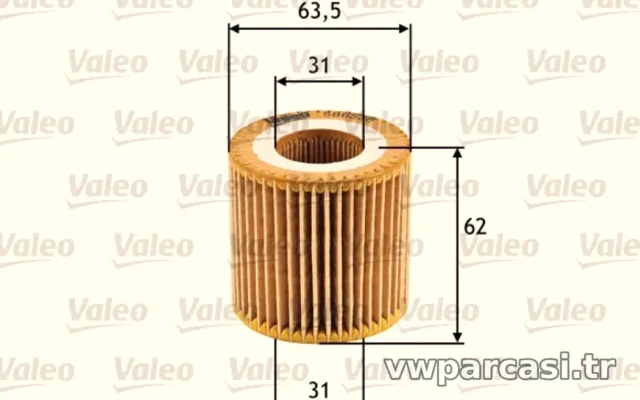 YAG FILTRESI POLO 02>09 FOX 05> TOURAN / CORDOBA 02> TOLEDO 02> IBIZA IV V 02> / FABIA 02>09 – VALEO 586536