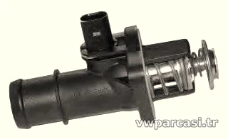 Termostat Elektrikli - BFQ - Motor - 1.6 TDİ - Golf - 2003 - 2006 - BEHR - 06A121114-7