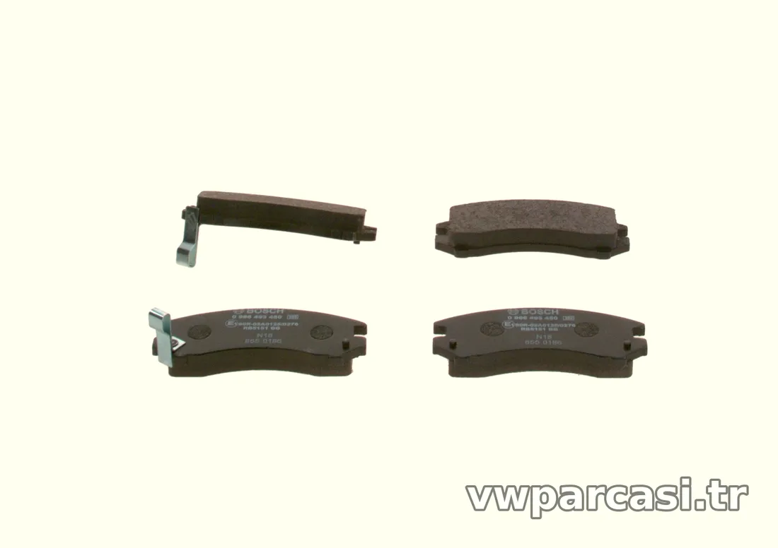 BOSCH 0986493450 Fren Disk Balata - BOSCH - 0986493450
