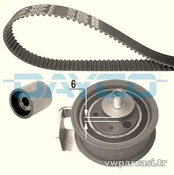 DAYCO KTB404 Triger Kayış Seti - DAYCO - KTB404