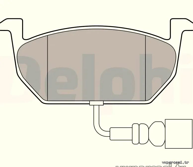 DELPHI LP3146 Fren Disk Balata - DELPHI - LP3146