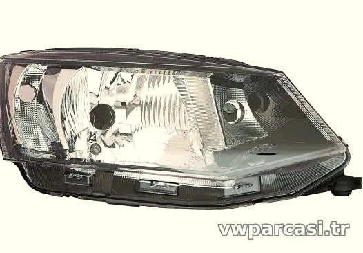 DEPO 665-1131RMLDEM2 | Ön Far Sağ Skoda Fabia 14-Siyah - DEPO - DEP.665-1131RMLDEM2