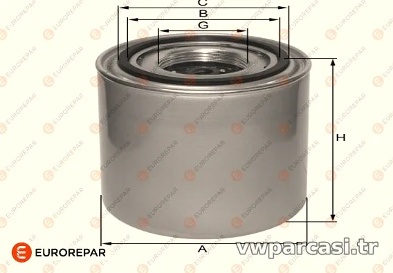 EUROREPAR 1682276480 Yağ Filtresi - EUROREPAR - 1682276480