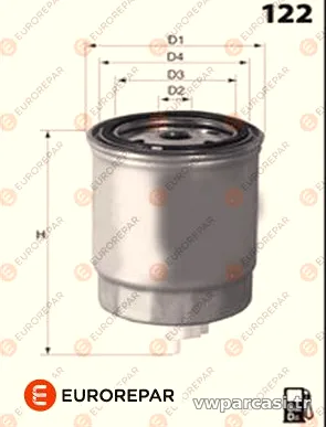 EUROREPAR E148098 Yakıt Filtresi - EUROREPAR - E148098
