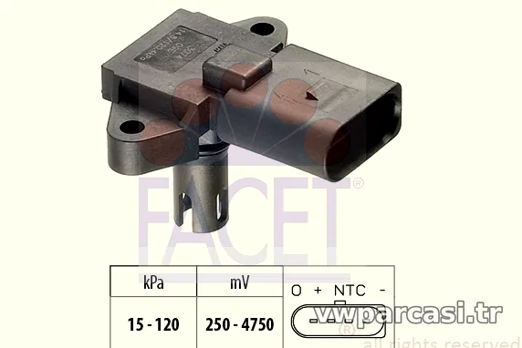 FACET 103074 MAP Sensörü - FACET - 103074