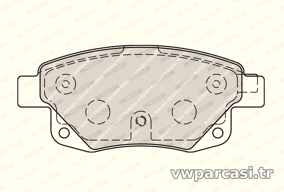 FERODO FVR1930 Fren Disk Balata - FERODO - FVR1930
