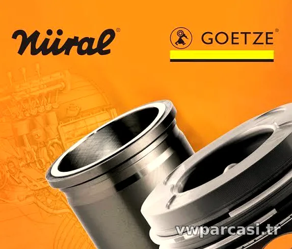 GOETZE 87-72510050 | Volkswagen Golf 5 1.4 TSI (CAX) 122 PS Motor Piston Takımı 0.50 Ölçü Scirocco Tiguan A3 Altea Leon