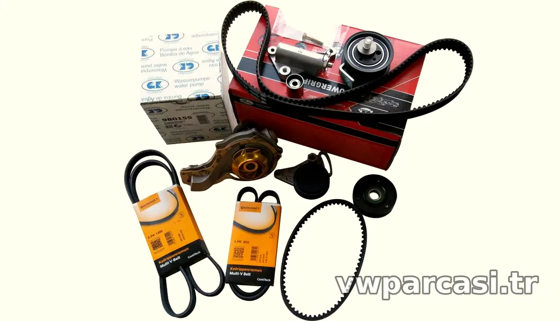 Triger Seti Full Set - CBAA - Motor - 2.0 TDİ - Audi A3 - 2009 - 2013 - INA - 03L198119B-1