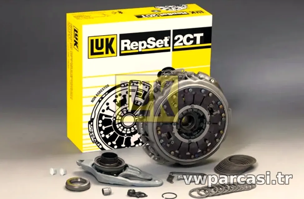 DEBRIYAJ SETI OTOMATIK KAVRAMA 7 ILERI DSG BENZINLI 1,4 / 1,8TFSI GOLF V VI 07>13 JETTA III IV 07> PASSAT 07>14 FABIA II