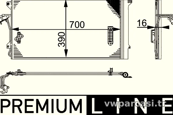 MAHLE AC659000P Klima Radyatörü - MAHLE - AC659000P