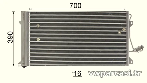 MAHLE AC659000P Klima Radyatörü - MAHLE - AC659000P