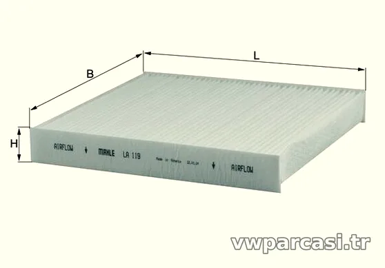 MAHLE LA119 Polen Filtresi - MAHLE - LA119