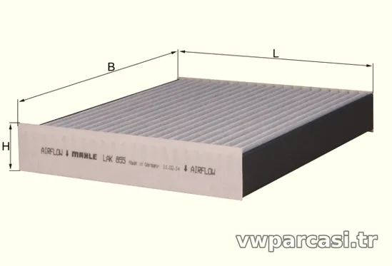 MAHLE LAK855 Polen Filtresi - MAHLE - LAK855