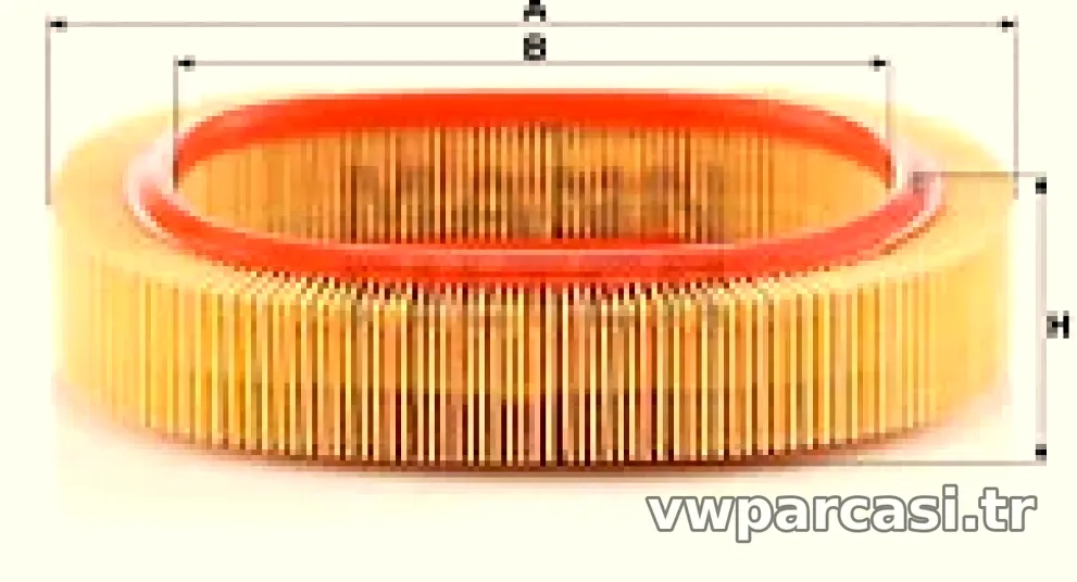 HAVA FILTRESI POLO 1,6GTI GOLF IV 1,4 / 1,6 16V 00> - Mann Filter - MANN C2440