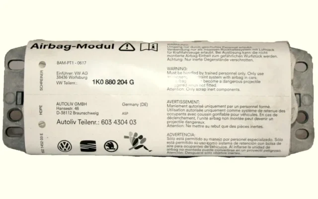 Yolcu Airbag – Golf – 2004 – 2005
