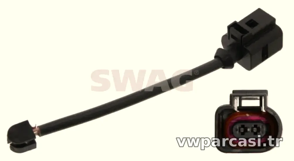 FREN BALATASI ASINTI KABLOSU ARKA SAG SOL TOUAREG (135MM) 11> - Swag - SWAG 30934498