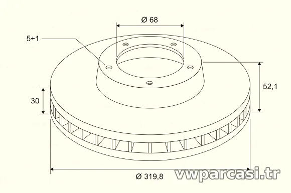 VALEO 197662 Fren Disk Ayna - VALEO - 197662