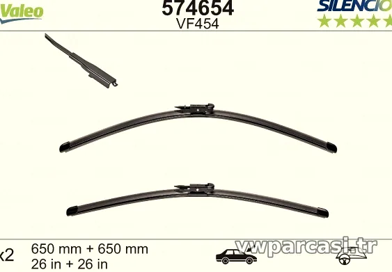 VALEO 574654 Silecek Süpürgesi - VALEO - 574654
