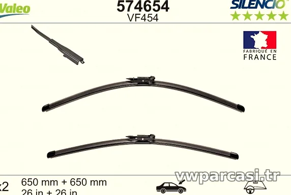 VALEO 574654 Silecek Süpürgesi - VALEO - 574654