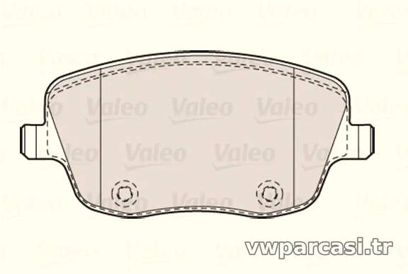 VALEO 670667 Fren Disk Balata - VALEO - 670667