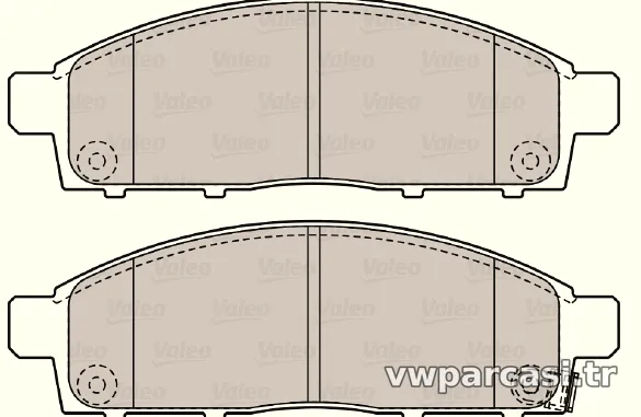 VALEO 670893 Fren Disk Balata - VALEO - 670893