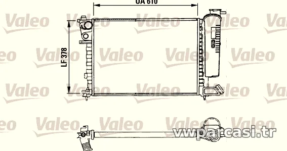 VALEO 730630 Su Radyatörü - VALEO - 730630